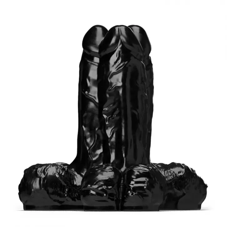 Dildo Trippel Steroid Gape, Set and Match Black