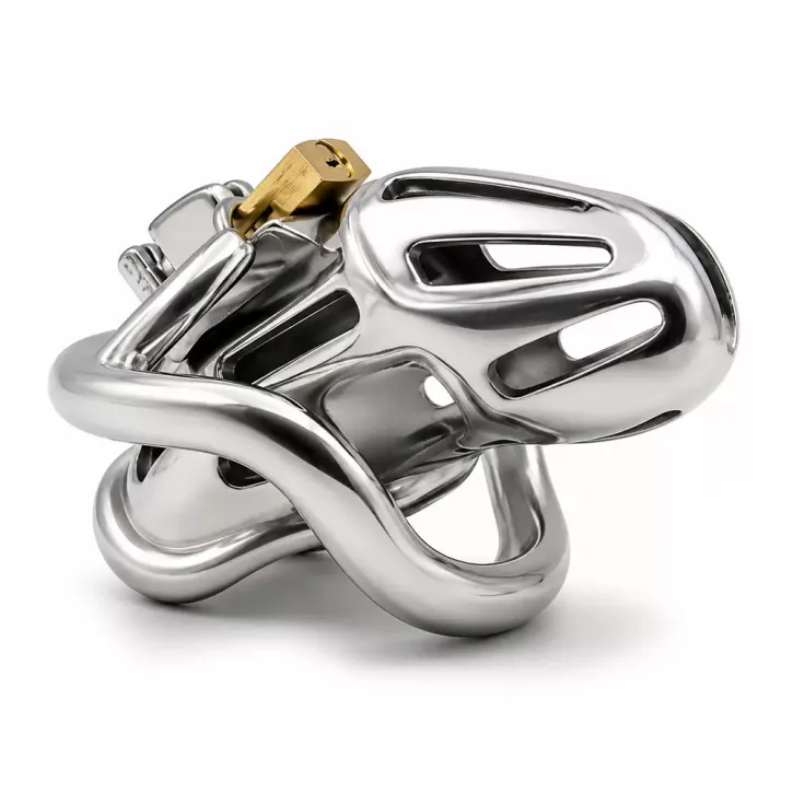 Peniskäfig aus Edelstahl Ergonomic Demon Deluxe Cage