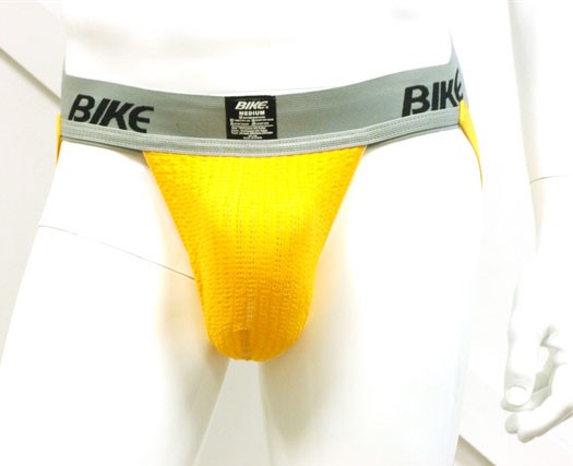 Supporter BIKE, wide, yellow, size M