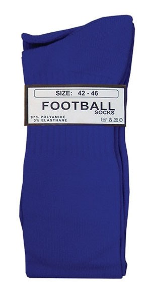Football-Socks, blau, 42/46