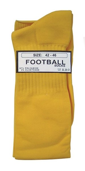 Football-Socks, gelb, 38/41