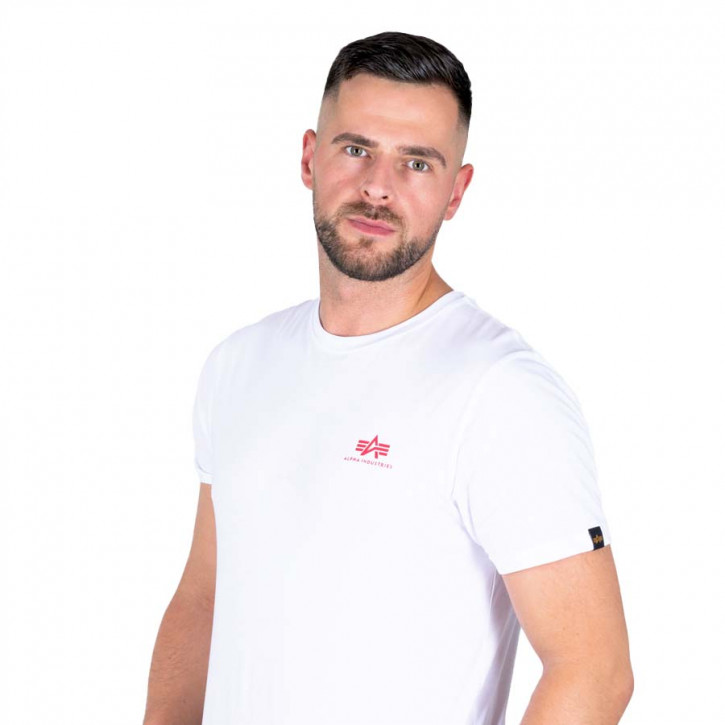 Alpha Industries Backprint T-Shirt white/red