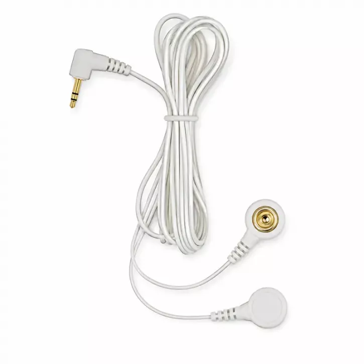 Reizstrom-Adapter 51 – 2,5-mm-Klinkenstecker auf 2 Druckknopfkontakte