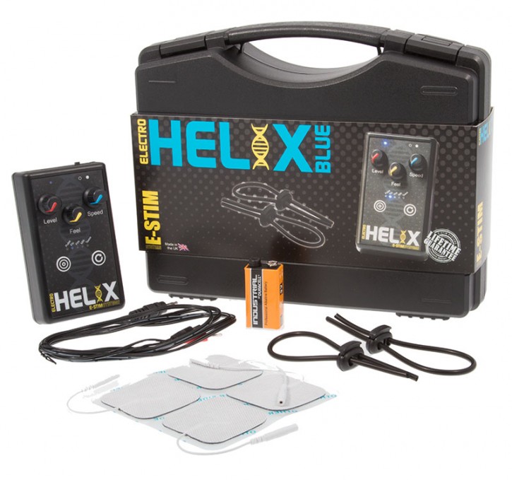 E-Stim Helix Blue Pack Electro Sex Set