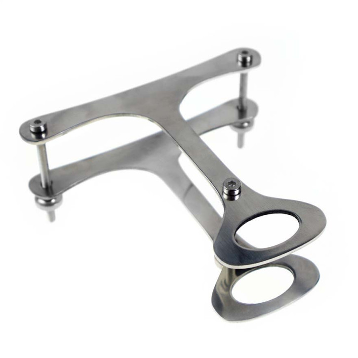 Ball Torture Clip CBT Ball Crusher aus Edelstahl