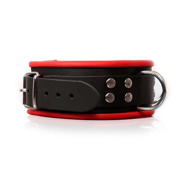 Leather Collar Classic red