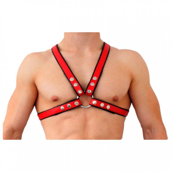 Top Harness Red Piping