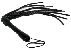 Leather Whip, plaited