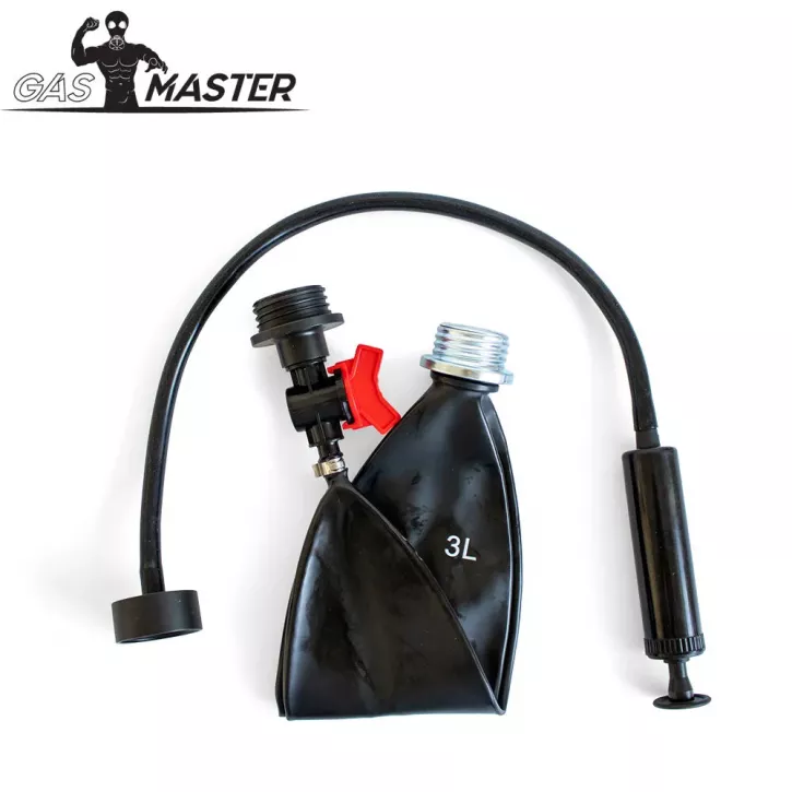 GASMASTER Rebreathing Bag XXL w Gas Mask Threading