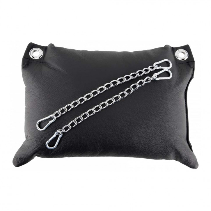 Sling Cushion with chains and carabiners
