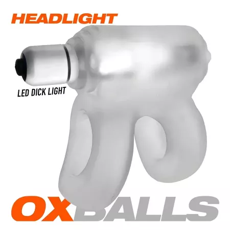 Oxballs Headlight LED Cockring Clear Ice