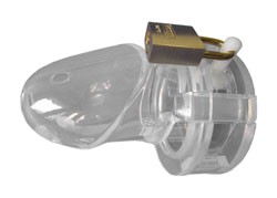 BON4 Large Silicone Chastity Cage