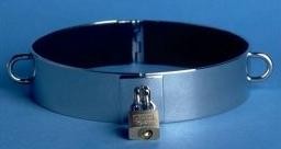 Edelstahl-Halsband mit Schloss, 340 mm