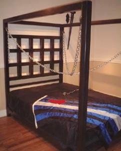 Silverlake Arched Bondage Bed Kingsize