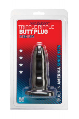 Doc Johnson Plug medium Triple Ripple