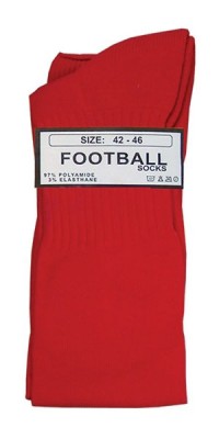 Football Socks, red, 42/46