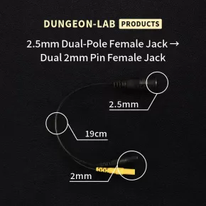 Reizstrom-Adapter 61 Klinkenbuchse zu Pinbuchsen