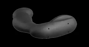 ElectraStim Silicone Noir Sirius Prostate Massager