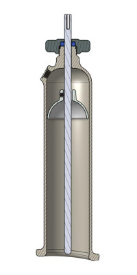 eVac 500 8mm Vakuum Cylinder and Electrostimulation