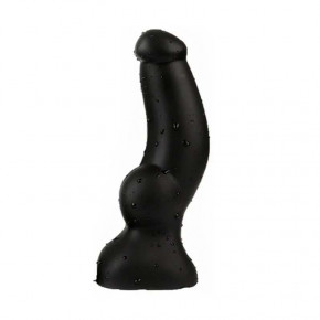 Dildo-Bruce 18cm schwarz Silikon