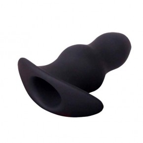 Double Silicone Hollow Butt Plug L