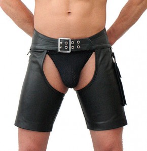 Leather Chaps Short, 33