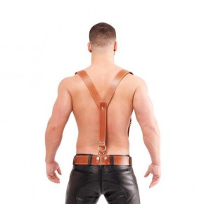 Mister B Leather Braces Brown