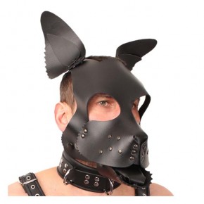 Leather Puppy Mask