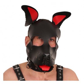 Optional Puppy Ears and Tongue red