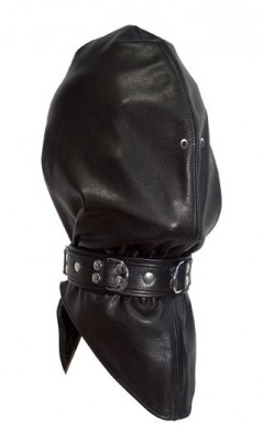Leather Headbag with Collar