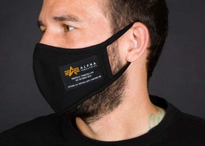 Alpha Industries Crew Face Mask black