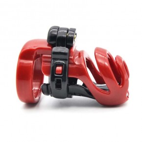 Red Male Chastity Cage